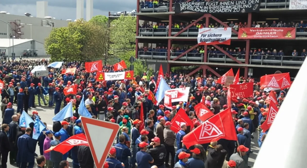 Mercedes'te protesto! Çalışanlar ücretsiz mesai teklifini reddetti